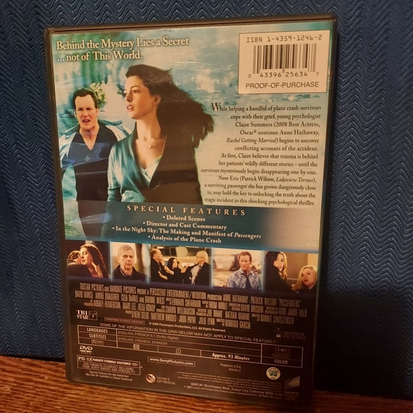 Passengers (DVD, 2009) Pre-Owned Tested Working Great Condition Great Movie - Picture 2 of 2